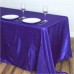 Crinkle Taffeta 90"x132" Rectangular Tablecloth Purple