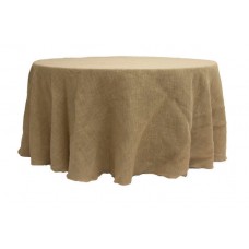 Burlap Tablecloth 120" Round