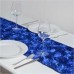 Rossette Runner  14" x 108" Royal Blue