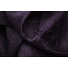 Crinkle Taffeta 117" Round Tablecloth Plum