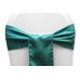 Satin Chair Sashes Dark Turquoise