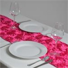 Rossette Runner  14" x 108" Fuchsia