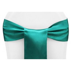 Satin Chair Sashes Jade