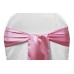 Satin Chair Sashes Medium Pink