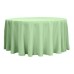 Polyester 120" Round Tablecloth Mint Green