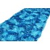 Rossette Runner 14" x 108" Aqua Blue