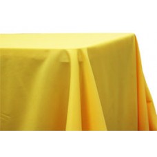 Polyester 90"x132" Rectangular Tablecloth Canary Yellow