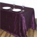 Crinkle Taffeta 90"x156" Rectangular Tablecloth Plum