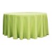 Polyester 120" Round Tablecloth Apple Green