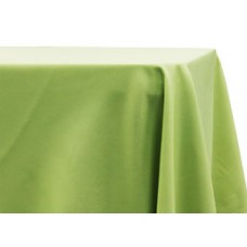  Polyester 90"x132" Rectangular Tablecloth Apple Green