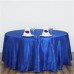 Crinkle Taffeta 117" Round Tablecloth Royal Blue