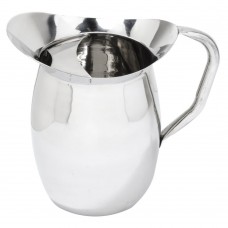 Stainless Steel Bell Pitcher with Ice Guard 3 Qt.